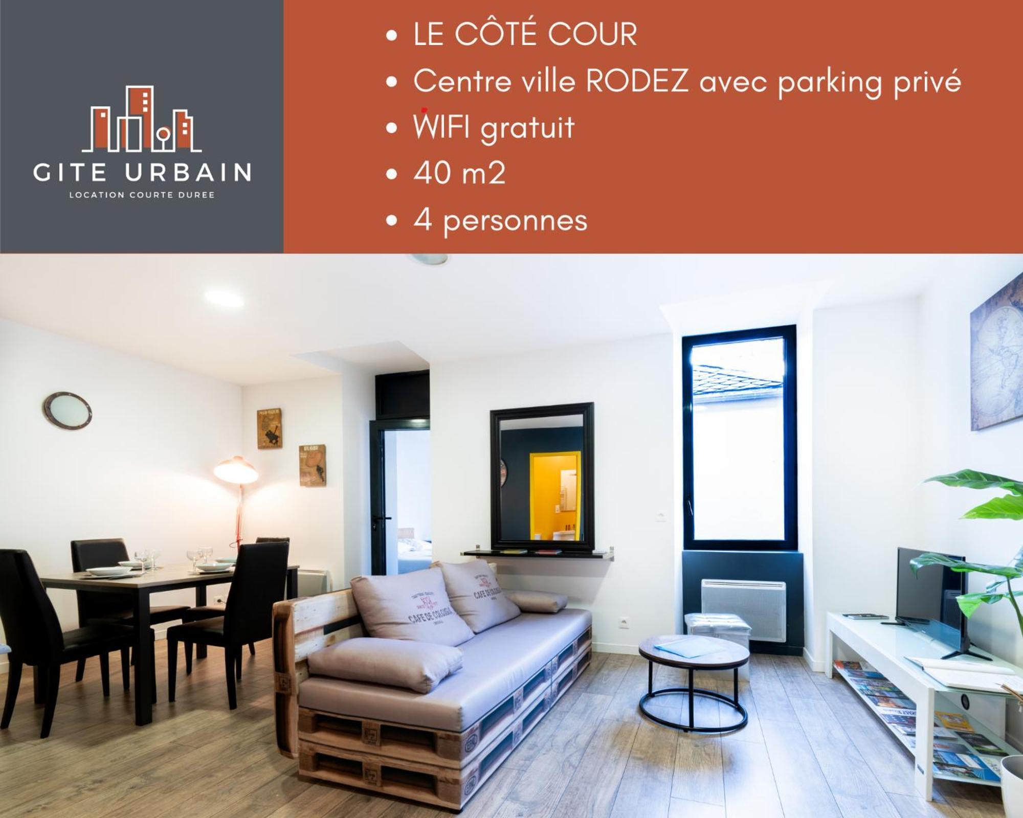 Le Cote Cour Apartment Rodez Exterior photo